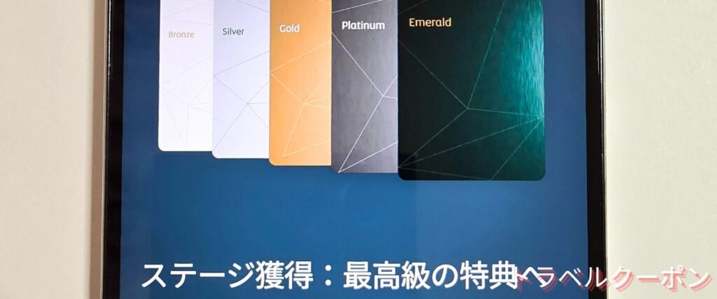 エティハド航空の会員ランク特典