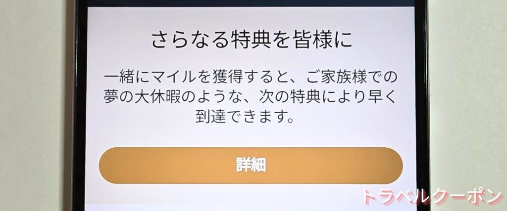 エティハド航空の家族特典